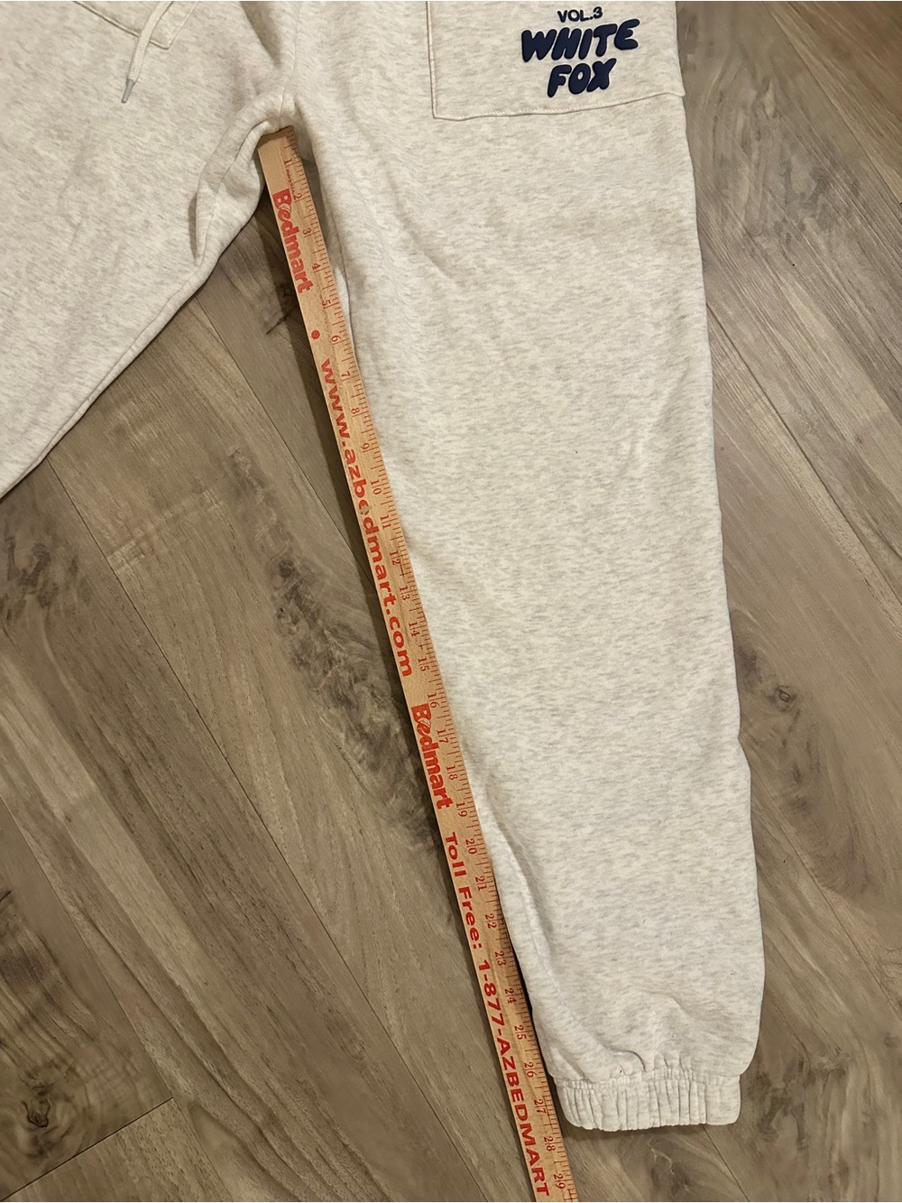 White Fox Boutique Offstage Sweatpants in Mineral Grey - Picture 7 of 9